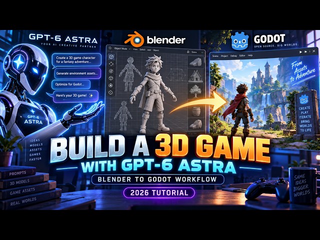 Build a 3D Game with GPT-6 Astra: Full Blender to Godot Workflow (2026 Tutorial)