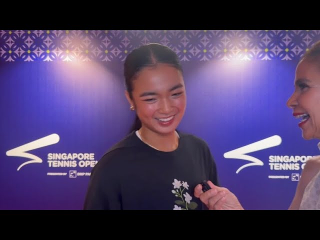 ALEX EALA, LEYLAH FERNANDEZ + ELEGANT PLAYER WELCOME PARTY in SINGAPORE TENNIS OPEN 🎾🫶🤩