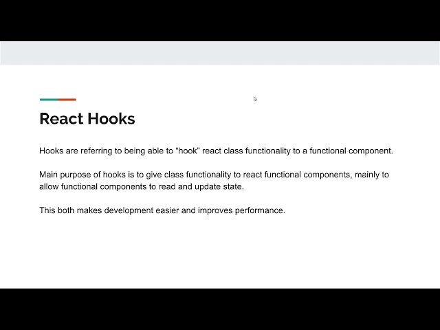 01  React Hooks Intro