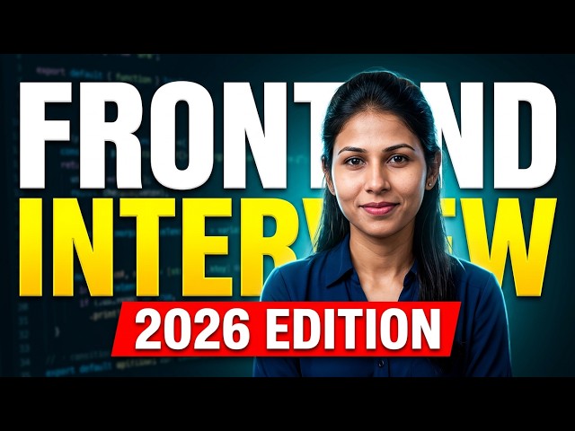 Frontend Interview Questions Asked in a Real Interview 🔥 | 2026 | HTML CSS JS React