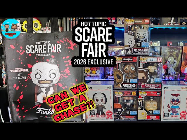 NEW Hot Topic Scare Fair 2026 Funko Pop and Thrilljoy Exclusive Hunt! | Horror Funko Pop Hunt