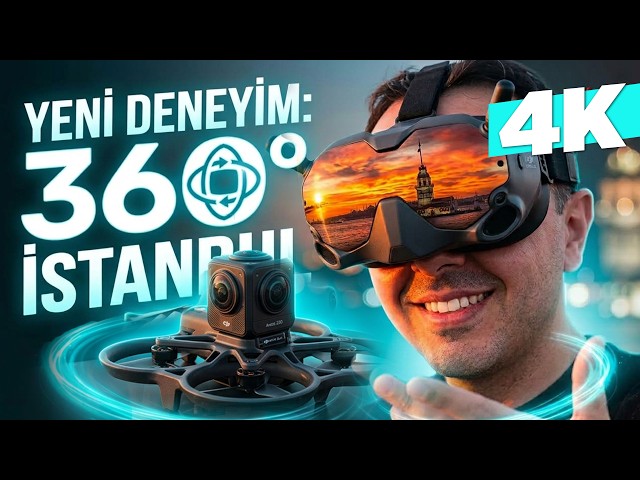 4K VR gözlükle 360 derece nasıl mı görünüyor. İSTANBUL'U Sen de izle. #İstanbul #360Video #VR #4K