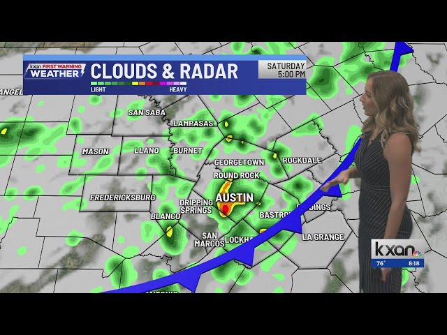 Showers and downpours this weekend, soggy festival weather | KXAN Weather Forecast (October 3)