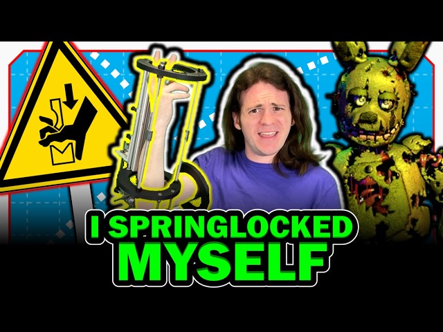 I Built a REAL Springlock from Five Night's at Freddy's