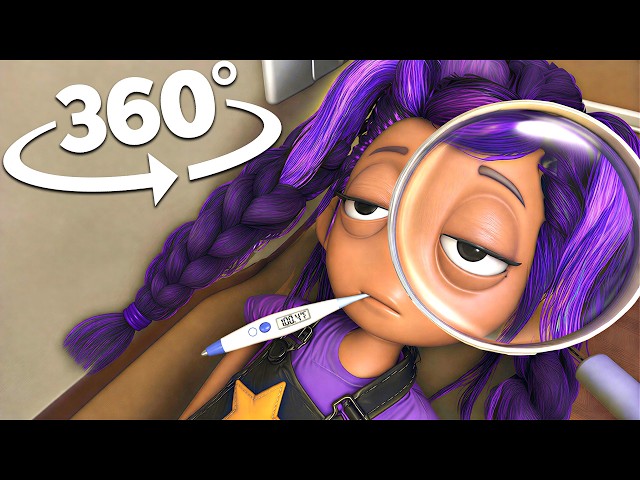 360° Poppy Playtime Chapter 5 Lily LoveBraids In Hospital! | VR 4K