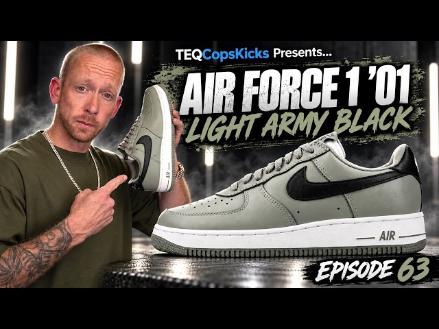 Nike Air Force 1 ’01 “Light Army Black” Review | The 2001 Cut Is Back! | EP63