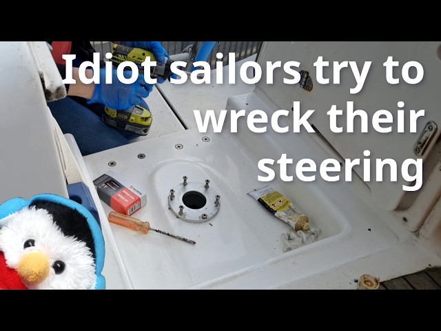 NOT Sailing Norther Ireland - Rudder repair - anchor chain - keel - Ep. 397