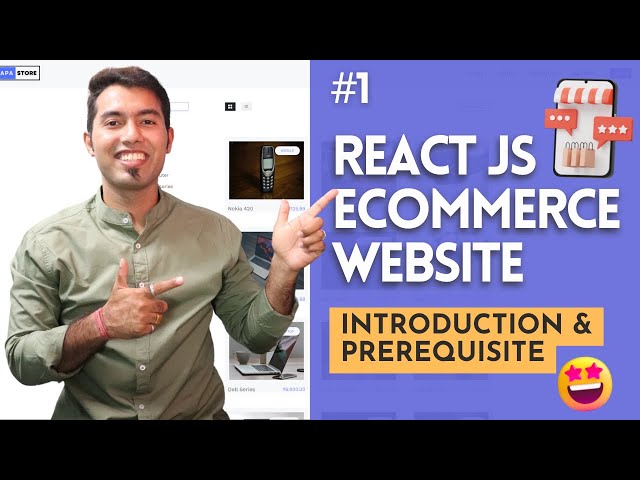 React Ecommerce Website Tutorial in Hindi #1: Introduction & Prerequisites for React Ecommerce
