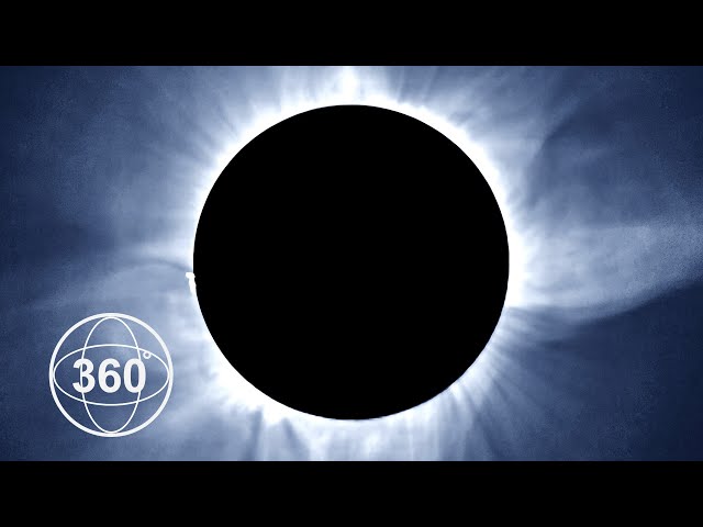 A Once In A Lifetime View Of The Total Eclipse in 360°