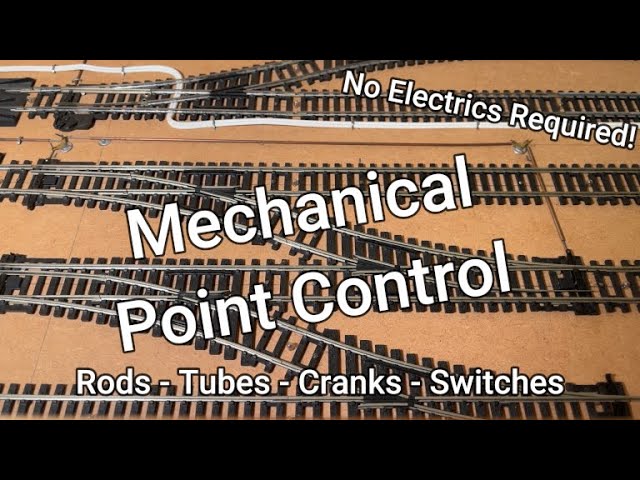 Mechanical Point Control for Model Railways - the Quiet, Cheap, DIY solution