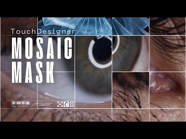 TouchDesigner Tutorial: Mosaic Mask Effect with Time Machine TOP (Easy Level)