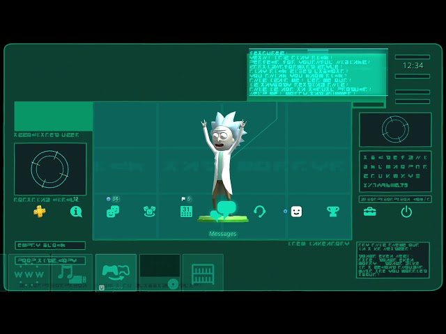 Rick and Morty Virtual Rick-ality Dynamic Theme by Truant pixel