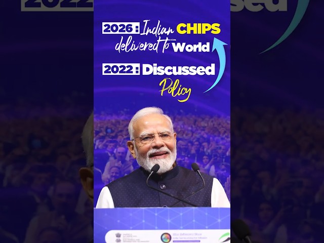 From policymaking to delivering Made In #india chips | PM Modi on #semiconductor journey | #shorts