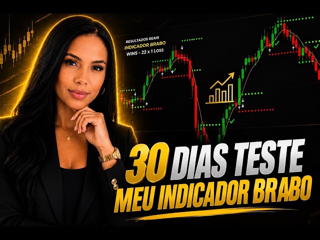 30 DIAS DE TESTE INDICADOR BRABO OB - Opções Binárias_ Broker 10