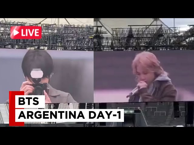 BTS Argentina Live Concert Day 1 Soundcheck FULL FANCAM Arirang Tour 2026