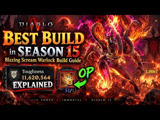BEST BUILD in Season 15 Blazing Scream Warlock Build Guide