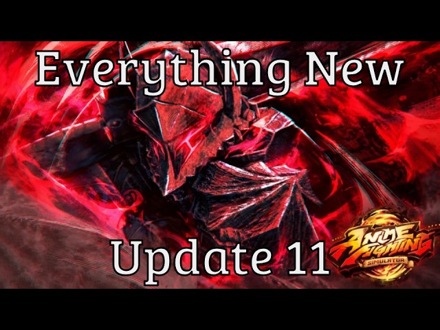 Everything NEW in Update 11 of Anime Fighting Simulator | Update Overview