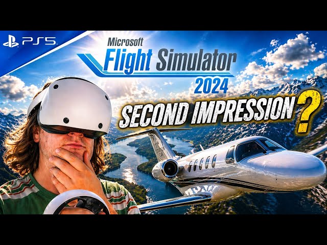 IS IT READY YET? MSFS PSVR2 on PlayStation 5 - 4K VR Gameplay Sim Update 5 Beta 