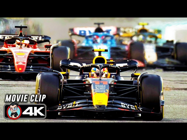 Brad Pitt Outraces World's Best Drivers Scene | F1 (2025) Movie CLIP 4K