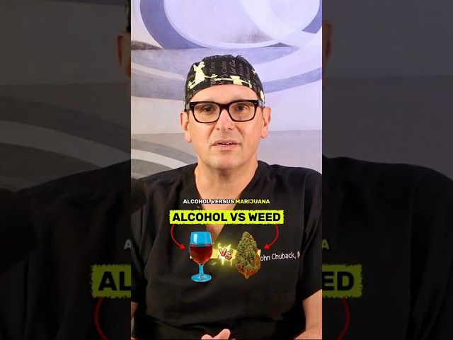 Alcohol vs. Weed — What’s Worse for Your Heart? #shorts
