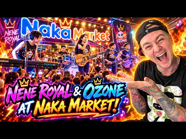 Nene Royal & Ozone Band - Sugar ( Reaction ) LIVE AT NAKA NIGHT MARKET