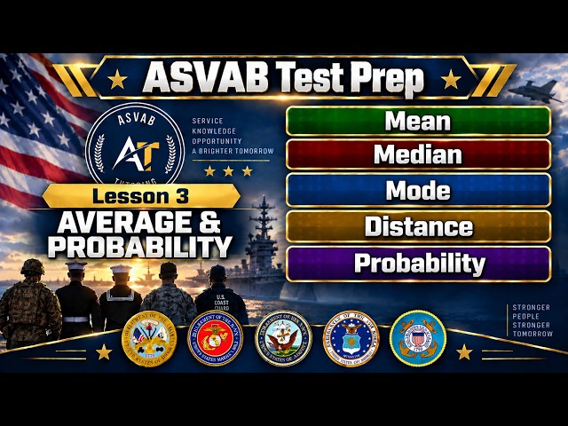 ASVAB Arithmetic Reasoning Lesson 3 | ASVAB Math Word Problems, Strategies & Problem Solving