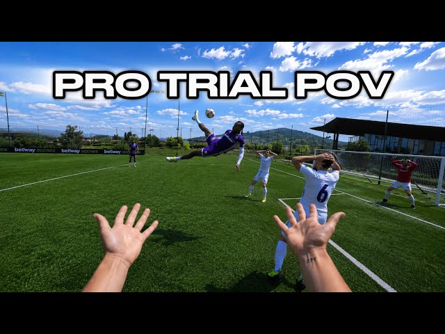 PRO TRIAL AT A MASSIVE EUROPEAN CLUB | POV FOOTBALL 