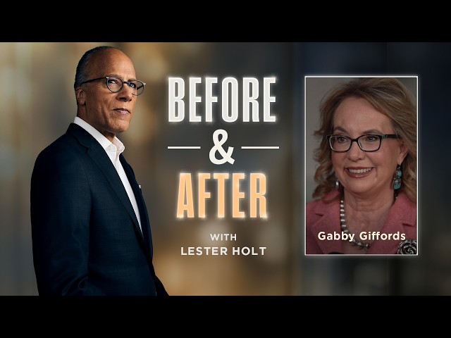 Gabby Giffords on “Before & After with Lester Holt” podcast: “Move ahead. Do not look back”