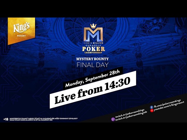 👑 Final Day €1,000 King's Million EPC Mystery Bounty live from King's Resort 🎙️Aaron Paul Kramer