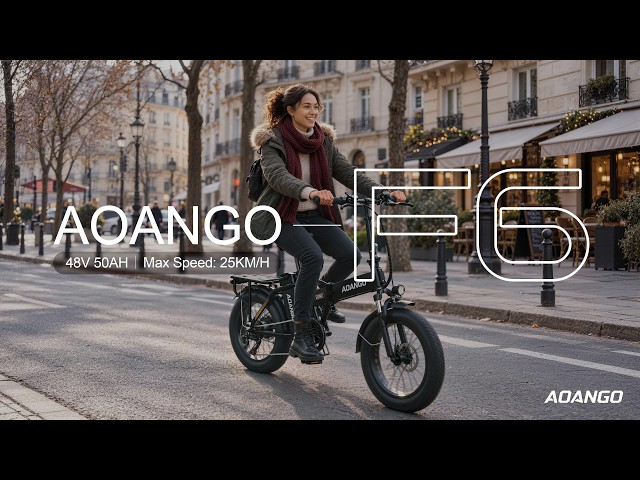 AOANGO F6: Meet the All-New Folding E-Bike