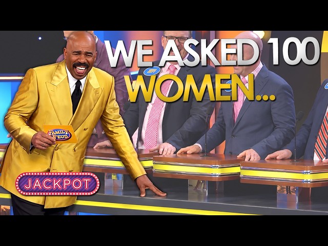 "We Asked 100 Women..." HILARIOUS Family Feud Answers With Steve Harvey