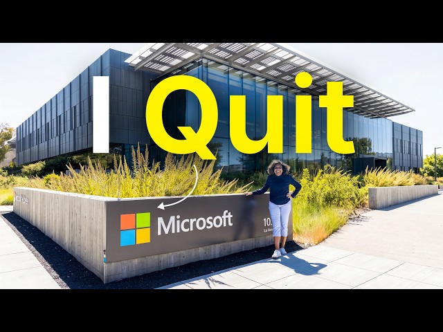 Why am I Leaving Microsoft? What's Next?