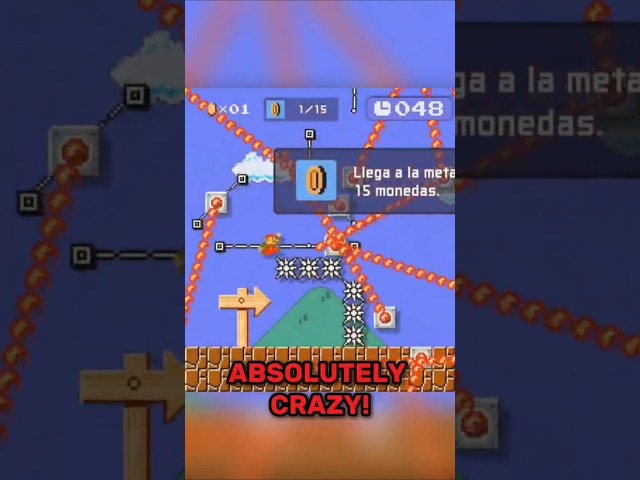 The HARDEST 1-1 Remake EVER #mario #mariomaker2 #nintendo