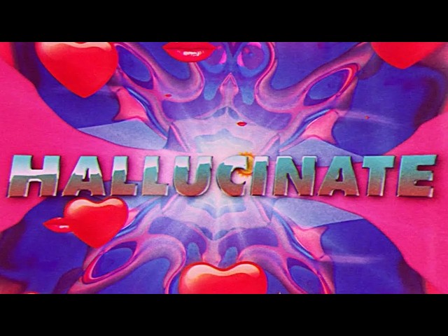 Dua Lipa - Hallucinate (Official Lyrics Video)