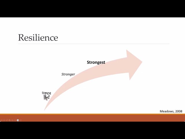 Educational Ecosystems and Resilience