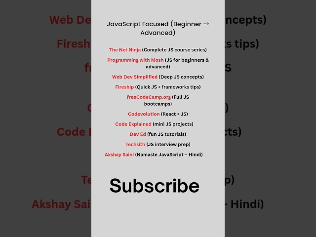 javascript focused channel's tutorials #tutorials #javascript #education #explore #coding #tranding