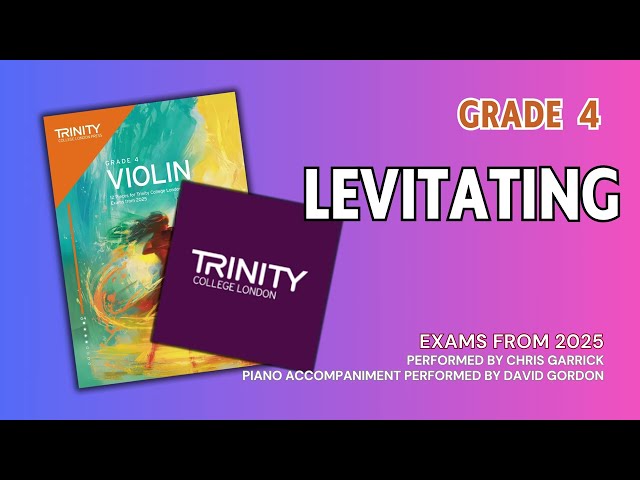 Levitating by Dua Lipa | Play Along | Trinity College London Grade 4 Violin Exams from 2025