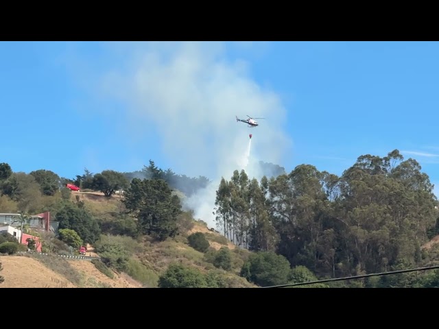 Panoramic Hill fire, Oct. 20, 2026 (via David Mitchell)