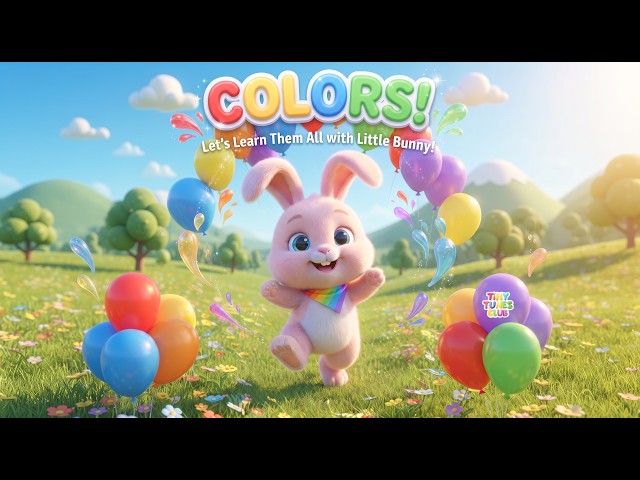 COLORS!🎨Learn Colors with Little Bunny | Toddler Learning Songs & Educational Videos | TinyTunesClub