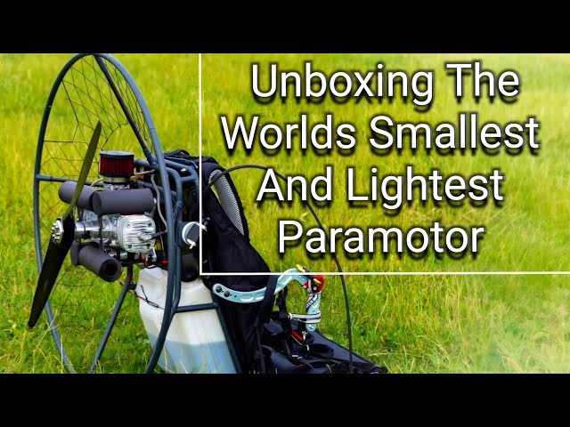 Unboxing The Worlds Smallest and Lightest Paramotor | RB Minimot