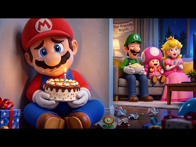 Mario’s Lonely Birthday... Bowser’s Dark Surprise 😨🎂 Super Mario Odyssey Story