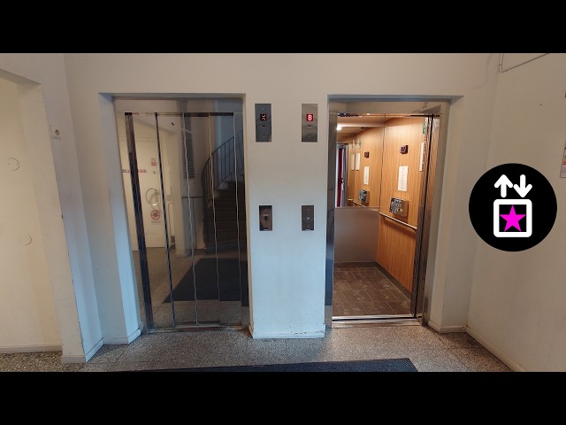 Stockholm, SWE: Modernised by ManKan - Asea-Graham Traction Elevators at Västberga Allé 36C