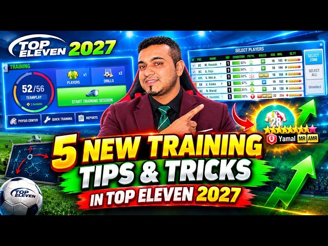 5 New Training Tips and Tricks in Top Eleven 2027