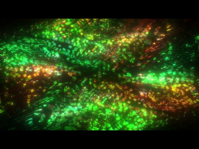 Green Gold Cubes Abstract Animated Wallpaper