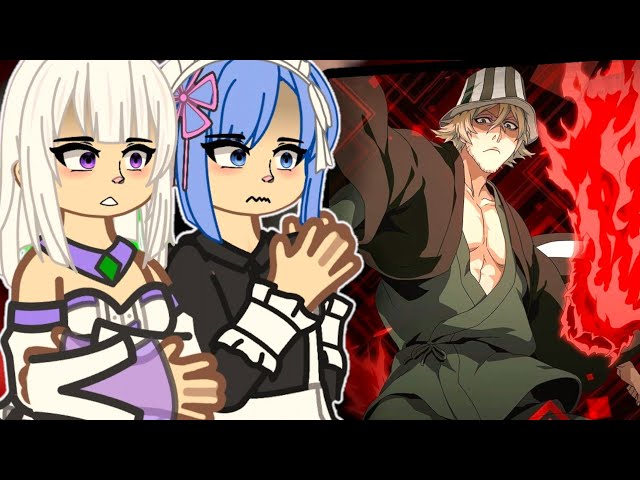 🇺🇸/🇧🇷/ Re:Zero React to Subaru As Urahara Kisuke || Gacha React ||