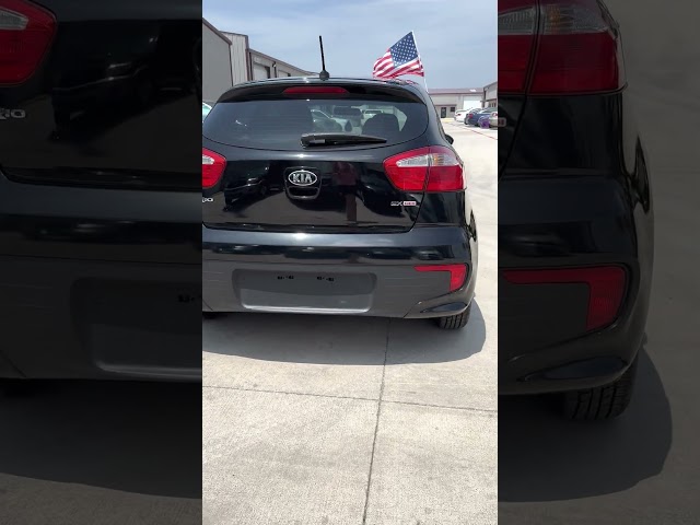 2016 KIA RIO EX HATCHBACK BLACK