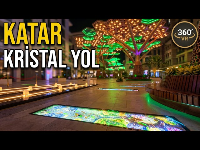 My Umrah and Arabian Peninsula Trip by Car - Part 81: Crystal Walkway, Part 3, Qatar 360° VR video