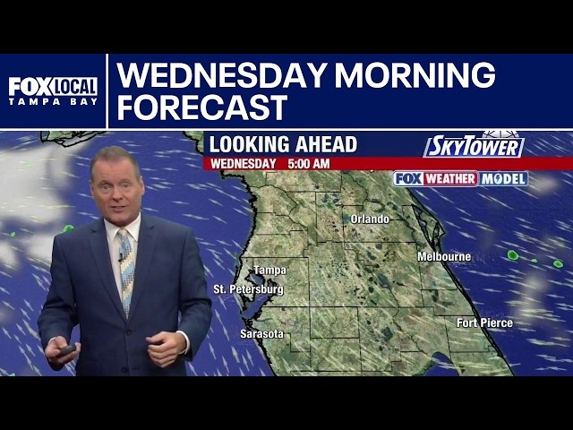 Tampa weather | Wednesday morning forecast