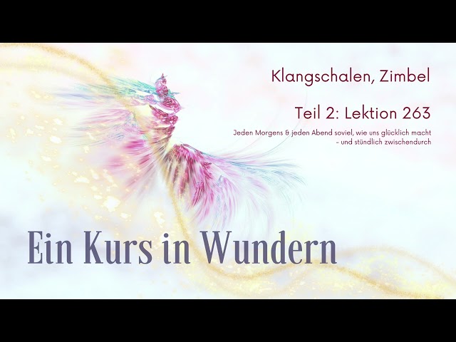A Course in Miracles | Lesson 263 - My holy vision sees all things as pure.