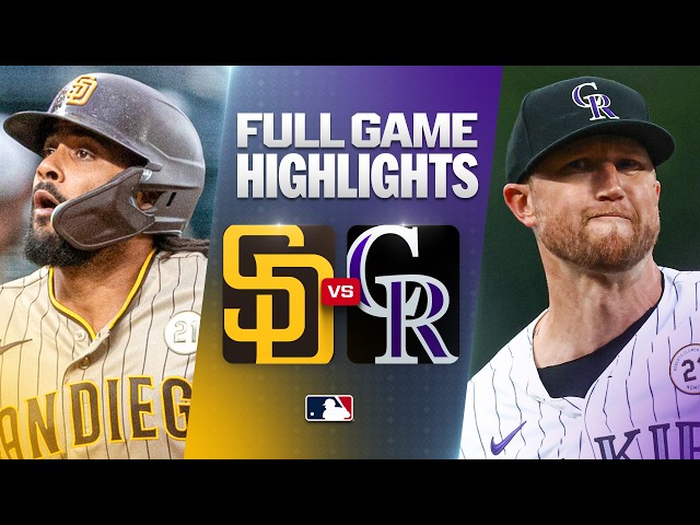 PADRES vs. ROCKIES: Official Full Game Highlights (September 15) | 2026 MLB Season